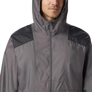 New Fashion Men <b>Lightweight</b> Hooded Windbreaker <b>Jacket</b> Full Zip Waterproof Casual Outdoor <b>Running</b> Training <b>Jacket</b> With Pockets - Product Image 3