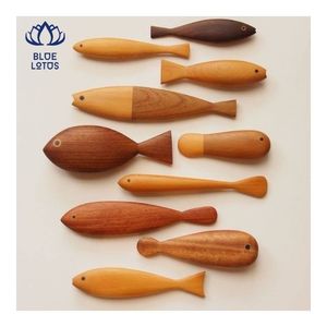 ENTREGA INMEDIATA: Decoración de Peces de Madera 2026, Madera Duradera y Limpia para Decoración de Espacios y Exhibición, Estilo que Permite Masticar - Product Image 4