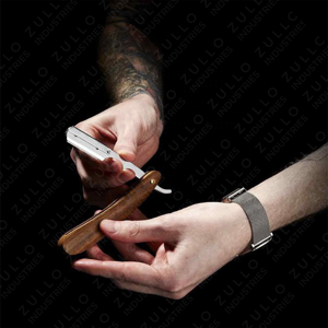 Professional Straight <b>Barber</b> Razor Stainless Steel Folding Shaving Razor Custom Logo OEM Private Label - Product Image 5