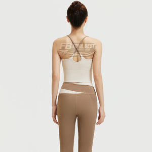 Conjunto de Yoga al por Mayor Personalizable, 2 Piezas, Ropa Deportiva para Mujer, Gimnasio, Entrenamiento, Sin Costuras, Transpirable, Spandex/Nylon, Cintura Elástica - Product Image 5