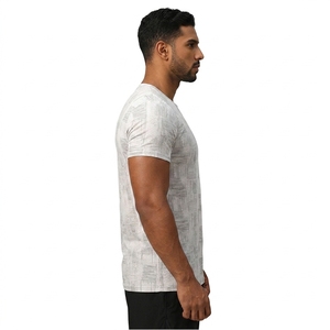 Nueva Camiseta Deportiva de Gimnasio para Hombre, 100% Algodón, Secado Rápido, de Alta Calidad, Diseño Sólido, Manga Corta, Ajustada, para Entrenamiento y Deportes - Product Image 4