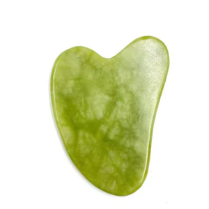 Tabla de Masaje Gua Sha de Piedra Verde Natural, Herramienta de Acupresión Facial y Corporal, Accesorio de Belleza y Bienestar para el Cuidado de la Piel - Product Image 1