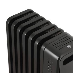Radiatore Elettrico a Olio da 1500W con Doppio Tubo a U, Termoventilatore con 3 Impostazioni di Calore e Protezioni Termiche - Product Image 2
