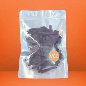 มันเทศม่วงอบกรอบคุณภาพพรีเมียม 100% VF ทอดสุญญากาศ |   ขนมขบเคี้ยวกรอบ ไม่มีน้ำตาลเพิ่ม สุขภาพดี ขายส่ง/OEM - Product Image 2