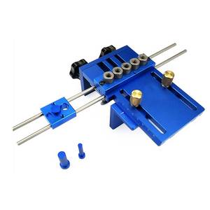 Outils de travail du bois : <span class=keywords><strong>Guide</strong></span> de perçage triple 3-en-1, gabarit de précision pour perçage à angle précis - Product Image 4