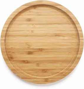 Plato de Madera Hecho a Mano, Bandeja de Servir de Madera Natural Irregular Vintage, Plato para Decoración de Cocina y Hogar - Product Image 2