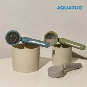 Cabezal de Ducha con Filtro Blossom, Plástico, Alta Presión, Acero Inoxidable, Diseño Moderno, Cascada, Rociado Suave, para Baño, Hotel - Product Image 2