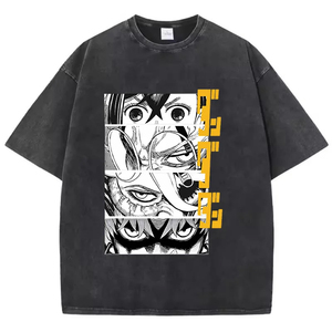 T-shirt surdimensionné imprimé sur mesure de haute qualité, motif poisson japonais, en coton, style streetwear, coupe ample, fabricant - Product Image 1