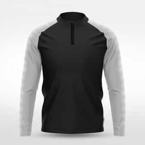 Chaqueta Deportiva Ligera de Poliéster y Algodón para Hombre, con Cierre de Cremallera 1/4, Estilo Coach, para Entrenamiento Deportivo y Casual al Aire Libre - Product Image 5