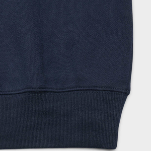 เสื้อสเวตเชิ้ตครอปสีน้ำเงินกรมท่าสำหรับผู้หญิง ทรงหลวม ผ้าขนสัตว์ เป็นมิตรกับสิ่งแวดล้อม สวมใส่สบาย เหมาะสำหรับฤดูหนาว สไตล์สตรีทแฟชั่นที่ต้องมี - Product Image 6