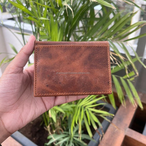 Nueva y elegante Cartera de cuero genuino para hombre con tarjetero, monedero corto, carteras con cremallera, carteras estándar informales para hombre - Product Image 4