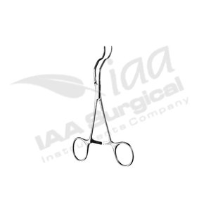 Pince vasculaire chirurgicale atraumatique IAA, réutilisable, pour hémostase manuelle, certifiée CE, instrument en acier inoxydable de classe II ISO13485 - Product Image 3