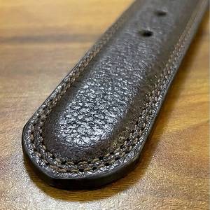 Ceinture en cuir véritable à boucle ardillon très demandée, couleur unie, en cuir de vachette, avec boucle rectangulaire en alliage, durable, décontractée, pour homme, Starwell Impex - Product Image 4