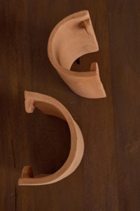 Lámpara de Pared Rectangular de Terracota, Hecha a Mano, Estilo Minimalista, Lámpara de Barro India para Decoración de Interiores y Sala de Estar - Product Image 5