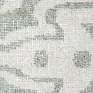 Alfombra de Lana Tejida a Mano Sage Ikat Heritage Verde Marfil, Alfombra Moderna de Diseño Geométrico, Antideslizante, Ecológica, de Pelo Grueso para Sala de Estar - Product Image 3