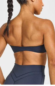 Sujetador Deportivo Bandeau sin Tirantes con Logotipo Personalizado para Mujer, para Yoga, Running, Fitness, Ropa Deportiva de Alto Soporte - Product Image 5