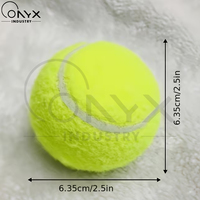 Balles de tennis en caoutchouc écologiques, haute élasticité, durables, rebond élevé, pour entraînement professionnel et compétition sportive, directement de l'usine.