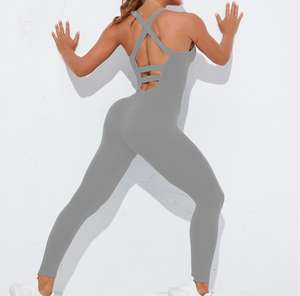 Venta al por Mayor de Bodys y Monos Deportivos Sin Costuras para Mujer, Tallas Grandes, Trajes de Yoga y Playsuits - Product Image 5