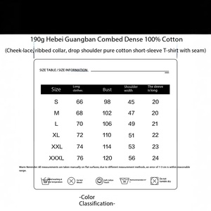 Camiseta de Cuello Redondo y Manga Corta de Color Puro, 190g, con Logotipo Bordado Personalizado, Precio de Fábrica de Bangladesh y China, Fabricación Personalizada Transfronteriza - Product Image 4