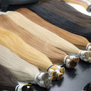 Platine blanc blond femmes Extension de cheveux faisceaux de cheveux humains emballage personnalisé en gros - Product Image 3