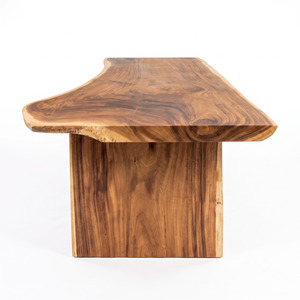 Live Edge Suar Wood Dining <b>Table</b> Solid Wood Slab Natural Edge Organic Modern Furniture for Home Hotel Villa Restaurant Projects - Product Image 2