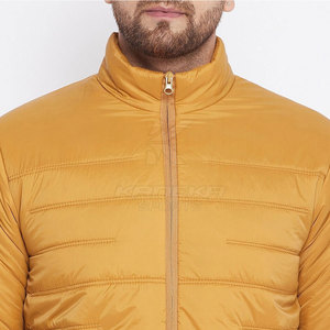 Outdoor Winter Men's Puffer <b>Jacket</b> with Stand Collar and Front Logo-Eco-Friendly & Breathable for Hiking <b>Travel</b> & Daily Use - Product Image 2