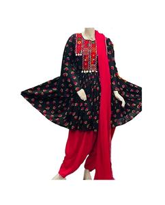 Vestido Afgano Kochi Hecho a Mano con Bordado Completo, Vestido Tradicional Afgano, Vestido de Cultura Afgana, Gran Venta 2023 - Product Image 6