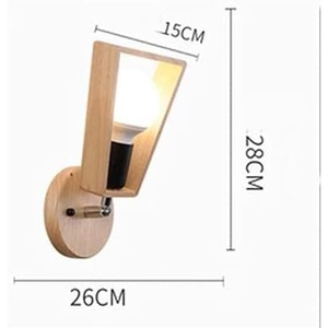 Nordic MDF Wooden <b>Wall</b> <b>Sconce</b> Lantern Wholesale | Minimalist Design - Product Image 5