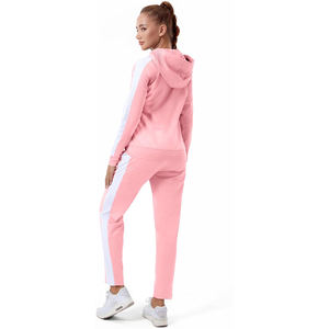 Ensemble de survêtement sans coutures à col montant pour femme, mélange nylon-spandex, avec soutien-gorge de sport et leggings à compression - Product Image 5