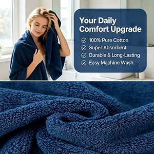 Plain Woven Microfiber Solid Color Adult Bath <b>Towels</b> Soft Comfortable Absorbent Quick Drying Travel - Product Image 2