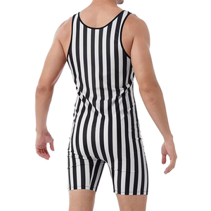 Combinaison de lutte pour hommes, durable, extensible, sans manches, avec tissu respirant pour l'entraînement et les compétitions - Product Image 5