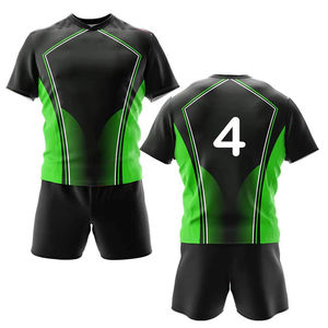 Uniformes de Rugby de Poliéster 100% Transpirables con Diseño Personalizado de Primera Calidad para Venta, Impresión por Transferencia de Calor, Tallas para Hombre - Product Image 2
