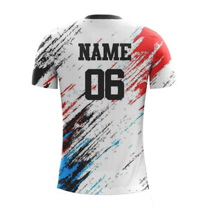 เสื้อฟุตบอลแบบกำหนดเองปี 2026 ผ้าโพลีเอสเตอร์ 100% ระบายอากาศได้ดี แห้งเร็ว น้ำหนักเบา ตัดเย็บด้วยระบบอัตโนมัติ พร้อมโลโก้ ชุดฟุตบอลสโมสร - Product Image 2