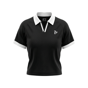 Hot Design <b>Women's</b> Lightweight Active Stretch Sports Polo Shirt 100% Polyester Breathable Quick Dry Activewear 4 Colors WPJ01 - Product Image 3