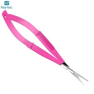 Ciseaux de manucure pour droitiers 5,5 pouces avec lames micro-fines extra-affûtées, ciseaux à ressort en acier inoxydable pour cuticules et ongles - Product Image 2