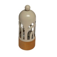 Brûleur d'encens artisanal en bois de manguier et laiton, design Jali moderne, porte-bakhoor pour la décoration intérieure, parfum d'ambiance premium pour la maison