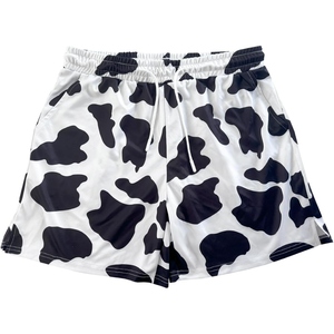 Shorts de sport pour hommes en mesh imprimé par sublimation, design graphique, séchage rapide, pour entraînement de basketball, gym, décontracté - Product Image 3