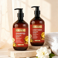 Produsen Sampo OEM Memperkuat Akar Rambut Keratin Biotin Melembapkan Memperbaiki Rambut Kering dan Rapuh