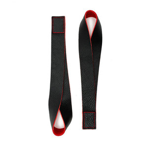 Correas de Cuero Premium para Levantamiento de Pesas, Powerlifting y Entrenamiento de Fuerza, Soporte Resistente y Ajustable - Product Image 4