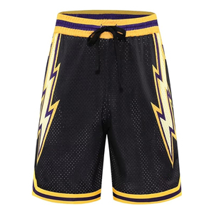 Shorts en maille respirants pour hommes, taille élastique, style sport décontracté, streetwear Y2K, mode été, fournisseur USA - Product Image 1
