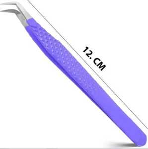 Pinces à cils professionnelles en acier inoxydable, durables, antistatiques, personnalisables avec logo sur mesure, vente en gros - Product Image 2