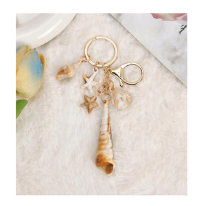 Porte-clés Coquillage de Plage Tropicale – Accessoire Souvenir en Gros - Product Image 5