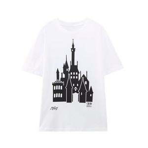 Camiseta de Verano para Mujer con Estampado Gráfico, Ligera, de Algodón, Informal, para Uso Diario - Product Image 1
