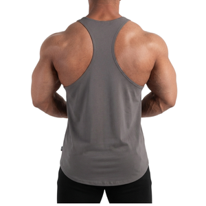 Débardeur en coton et fibre de bambou noir et blanc à col en V, sans manches, respirant, vêtements de sport pour hommes, gilet de musculation de haute qualité - Product Image 4