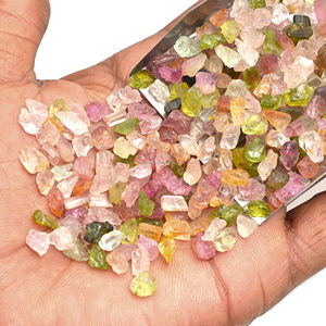 Vente en gros de pierres précieuses brutes multi-tourmalines naturelles de qualité supérieure, 5mm à 13mm, pierres précieuses en vrac pour la fabrication de bijoux créatifs - Product Image 3