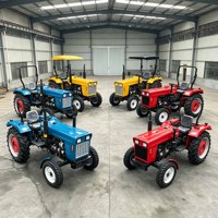 Tracteur agricole compact 4x4 de 50 CV, multi-usages, mini-tracteur pour l'agriculture, directement de l'usine