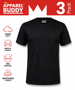 เสื้อยืดแขนสั้นผู้ชายแบรนด์ AMY ผ้าฝ้าย 100% ทรงปกติ รับสกรีนโลโก้ ขายส่ง - Product Image 2