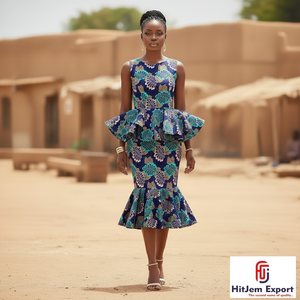 Tela de Algodón con Estampado Africano, Tela Ankara Kitenge Ghana para Confección de Vestidos, Costura, Manualidades, Moda Textil - Product Image 5