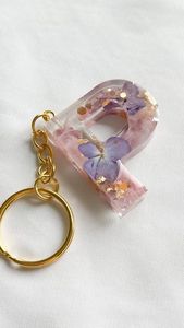 High Quality Handmade Resin <b>Key</b> Ring With New Design And Glitter Stylish Gift For Girls Women - Product Image 1