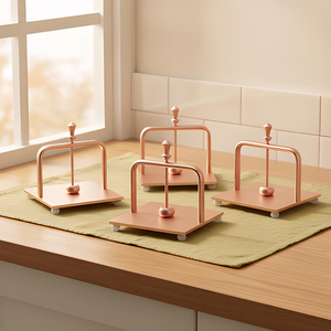 Porte-serviettes en métal et support de table pour buffet avec design décoratif en métal pour la cuisine, le restaurant, l'hôtel, la décoration de la maison - Product Image 5
